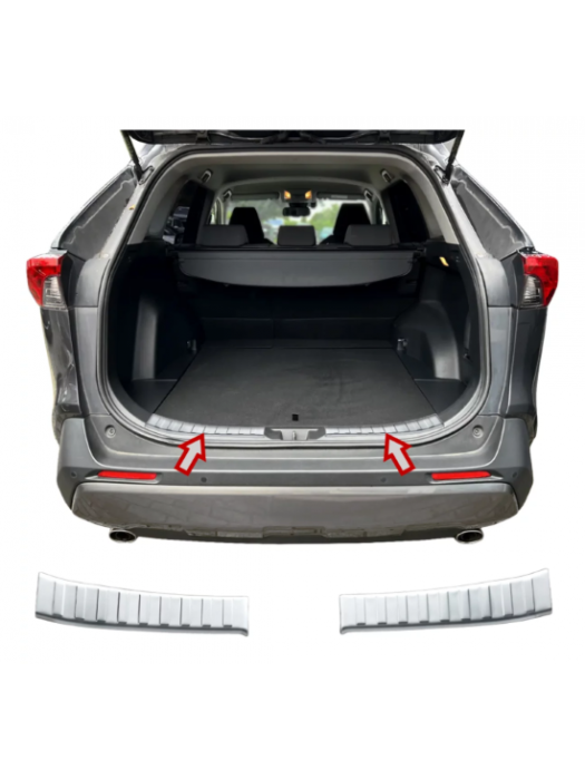 Vnitřní ochranná lišta do kufru Toyota RAV4 (2018+) / Suzuki Across (2020+) - matná